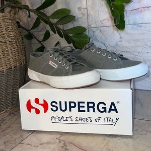 Superga 2750 Cotu Classic Grey Sage 4.5UK/7US